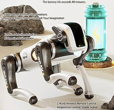 oyuncag: 🤖 Ağıllı Robot İt | 2.4GHz Pultla İdarə Olunan İnteraktiv Oyuncaq 🐶 — 1