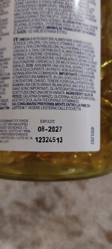 tuya yağı: Sea Treasures Omega-3 balıq yağı kapsulları - Tərkib: hər kapsulda — 2