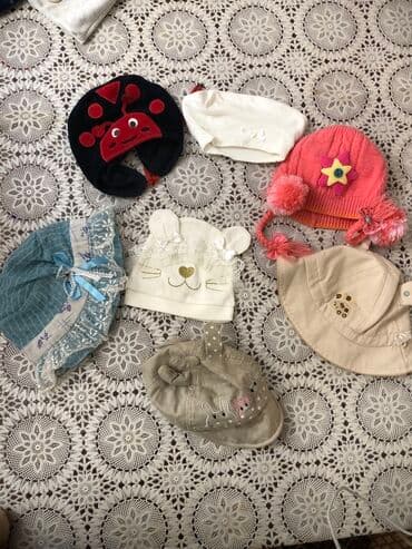 Uşaq papaqları dəsti - Müxtəlif fəsillər üçün 7 ədəd papaq - Model və