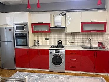 Mətbəx mebeli 380 manat 4 metr ölçüdə endirim yoxdur üzərində moyka