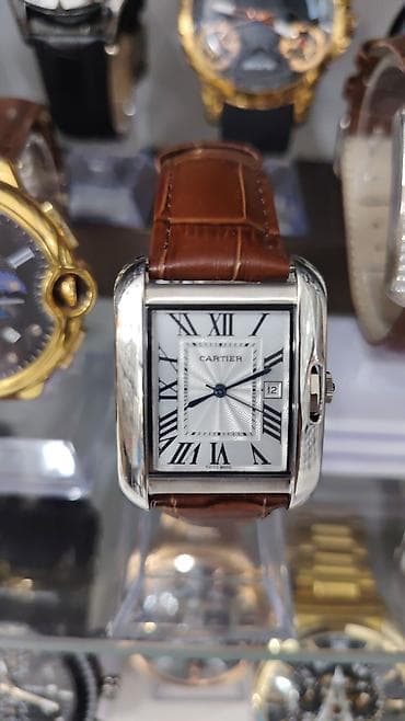 Cartier Tank Divan tərzində klassik kişi qol saatı - Korpus — 4