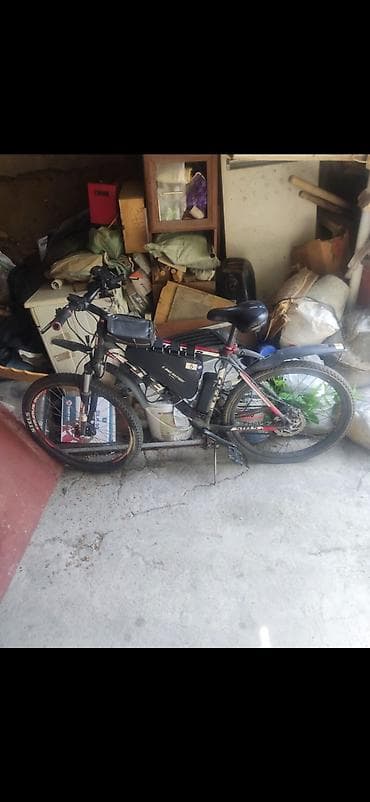 Elektrik nəqliyyatı: İşlənmiş Elektrik velosipedi Stels, 26", sürətlərin sayı: 9, 500-750 Vt — 1