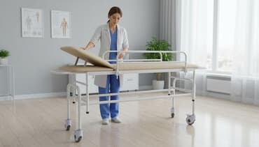 salon işığı: Tibbi xərək. xəstə üçün xərək. təkərli. ətraflı zəng və ya vaccapda — 1