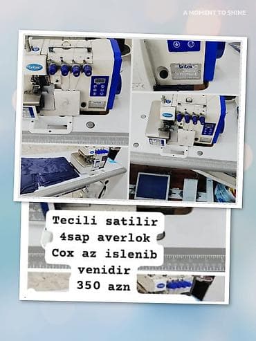Britex 4 saplı overlok tikiş maşını - Model: Britex (etiketdə at lalafo.az Britex 4 saplı overlok tikiş maşını - Model: Britex (etiketdə