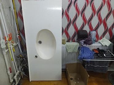 3 eded xoncali taxda qapi lazimdir: Akril tezgah-lavabo paneli - Material: akril/daş kompozit (bərk — 2