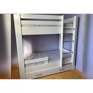 super mebel: Oğlan və qız üçün, Yeni, Çarpayı, Matras ilə, Siyirməli, Laminat — 1