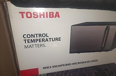 Mikrodalğalı sobalar: Mikrodalğalı soba Toshiba, Ayrıca dayanan, Mikrodalğalar ilə, rəng - Qara, İşlənmiş — 1