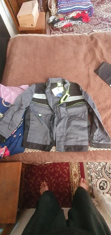combat şalvar: Avangard markalı peşəkar iş geyimi dəsti - Dəst: gödəkcə + şalvar - — 2