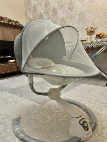 Uşaq üçün elektrikli yelləncək/rahatlama kreslosu - Yumru dayaq lalafo.az -da Uşaq üçün elektrikli yelləncək/rahatlama kreslosu - Yumru dayaq