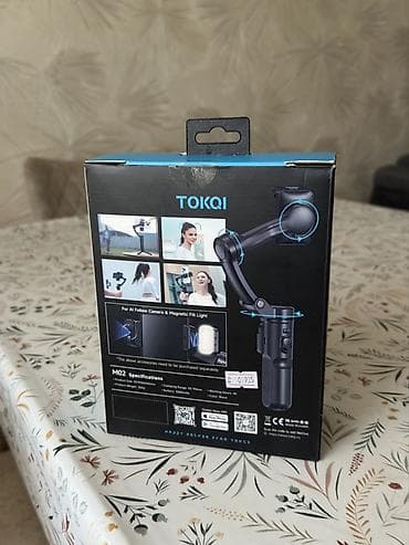 14 iphone mini: TOKQI M02 smartfon stabilizatoru (gimbal) Xüsusiyyətlər: - 3 oxlu — 4