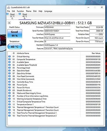 samsung tab a7 128gb: SSD disk Samsung, 512 GB, M.2, İşlənmiş — 3