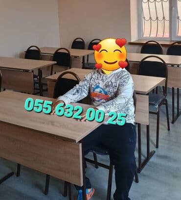 kompüter oturacağı: Tədris kursları üçün stol stul dəstənin sexden birbaşa satiş — 2