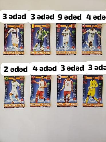 Məhsul: Futbolçu kolleksiya kartları dəsti Təsvir: - Müxtəlif — 4