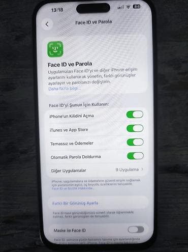i̇phone 17: IPhone 15 Pro Max, 256 GB, Natural Titanium, Face ID — 9