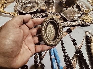 muncuqdan qolbaq: Kolleksiya: təsbeh və aksesuar dəsti - Müxtəlif material və — 6