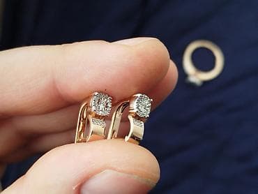 apple watch 7: Dəstə daxildir: Üzük, Sırğa, Sarı qızıl, 585 Əyar — 6