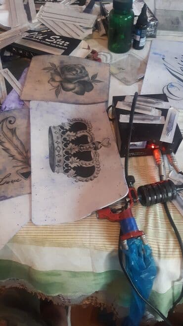 Digər gözəllik və estetika cihazları: Döymə avadanlıqları dəsti - Professional tattoo avadanlıqları: “Old — 3