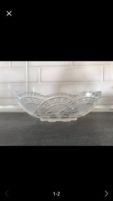 duz qabları: Lodka xrustal 1 dənə — 1