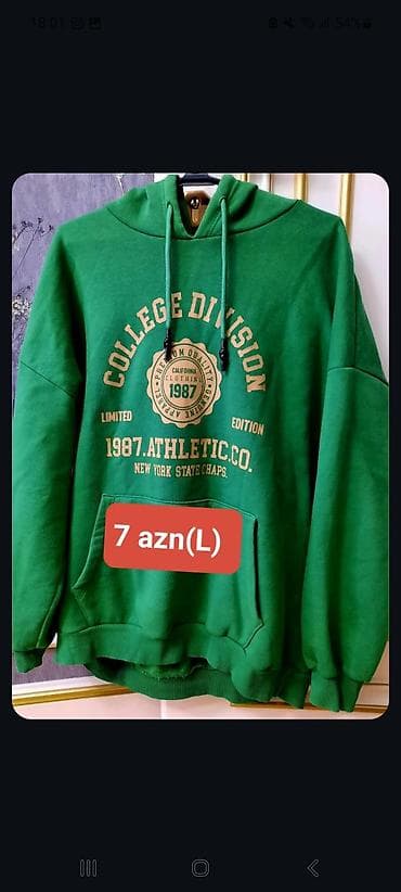 Svitşot, L, rəng - Yaşıl lalafo.az -da Svitşot, L, rəng - Yaşıl