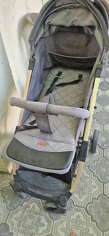Коляски: Классическая прогулочная коляска, Kidilo, Б/у — 3