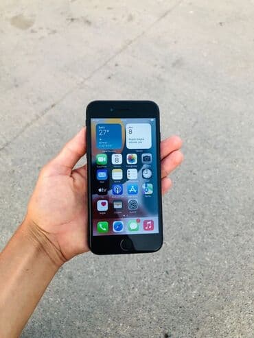 iphone ucun flash kart: IPhone 7, 128 GB, Qara, Barmaq izi — 6