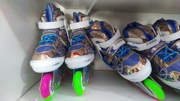 uşaqlar üçün tekerli krosovkalar: Roliklər, kaykaylar 🛼 🔹️hər ölçüsü var📏 🔹gel işıqlı təkərlər 🔸️ölkə — 1