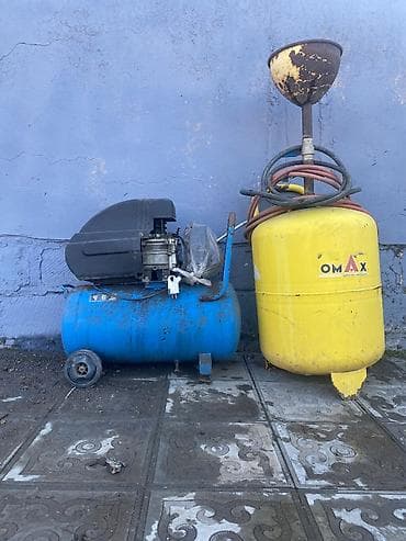 Moyka avadanlığı: Avtoservis üçün avadanlıq paketi - Hava kompressoru: Üfüqi silindrli — 1