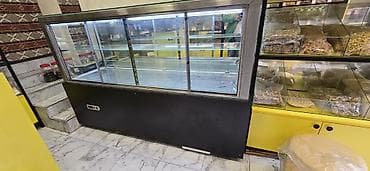 şüşəli soyuducu: Soyuduculu vitrin – şüşə qabaqlı, paslanmayan polad çərçivəli — 1