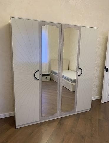 Yataq otağı dəsti – güzgülü qarderob, makiyaj masası və tумba Tecili — 1