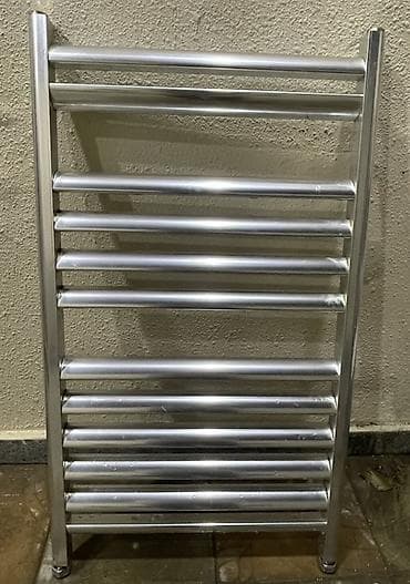 сушилка ванной комнаты: Paslanmayan poladdan dəsmal radiatoru (towel warmer) – parlaq xrom — 1