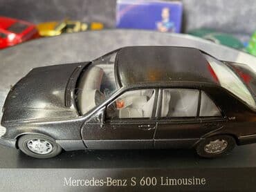 metbex tavan modelleri: Коллекционная модель Mercedes-Benz S600 W140 Limousine black 1998 CEF — 11