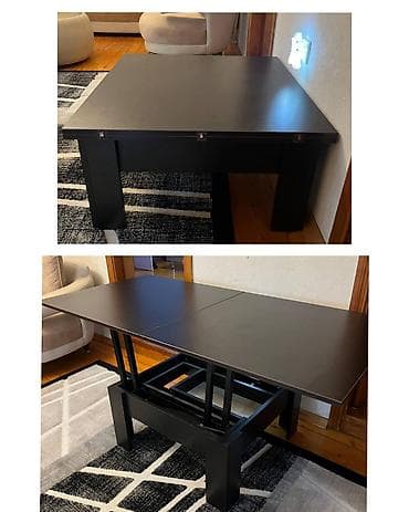 İşlənmiş, Transformer, MDF, Dördbucaq masa — 1