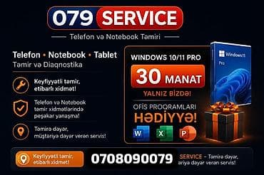 079 SERVICE – Telefon, Notebook və Planşet Təmir/Diaqnostika