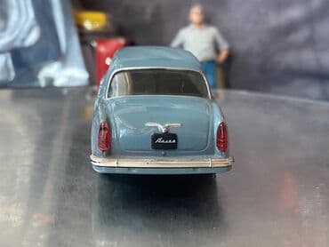Kolleksiya qaşıqları: Коллекционная модель GAZ-21R Volga third series grey 1962 Deagostini — 8