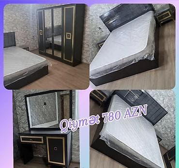 kamp stulu: İkinəfərlik çarpayı, Dolab, Termo, 2 tumba, Azərbaycan, Yeni — 1