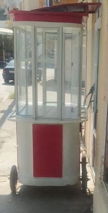 künc rəf: Səyyar satış üçün vitrinli araba işıqlıdır qızdırıcı spiralı var — 3