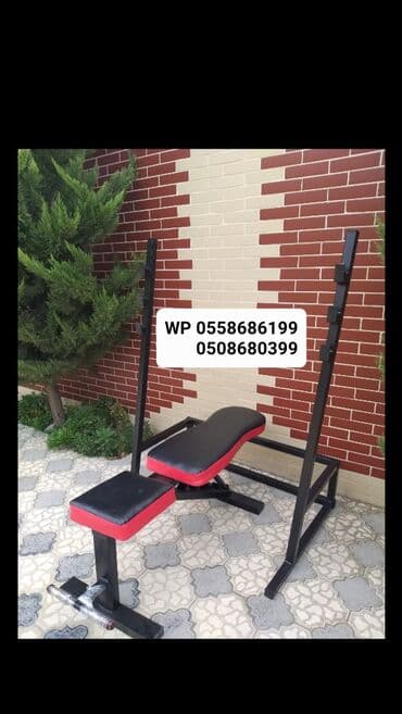 ganteler: 🔥Jimloja pres qantel stolu,ştanq dayağı🔥 Ev şəraitində belə, rahat — 5