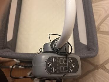 Дом и сад: Для девочки и мальчика, Четырехугольная, Колыбель, Без бортиков, С матрасом, С механизмом качания — 7