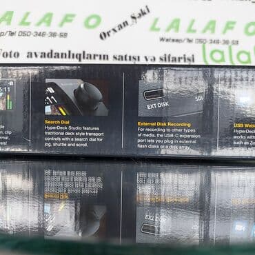 ipad 2: Blackmagic Studio HD. Məhsul yenidir 2 SD kart yuvası. çox möhtəşəm — 4