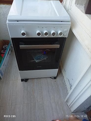 corek sobası: Simfer qaz-elektrik sobası və plitə - Kombinə olunmuş plitə: 3 qaz — 1