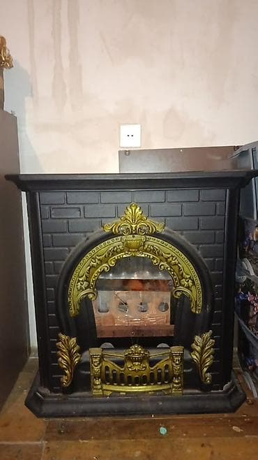 Kamin Peçi, İşlənmiş, yanacaq - Qaz
