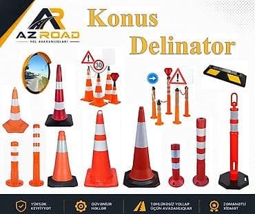 cone cors: Yol üçün konus və delinator Material: Yüksək Performanslı Plastik — 1
