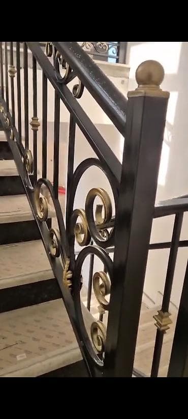 Pilləkən məhəccərləri: Dəmir pilləkən məhəccərləri – dizayn və hazırlanması - Material — 10