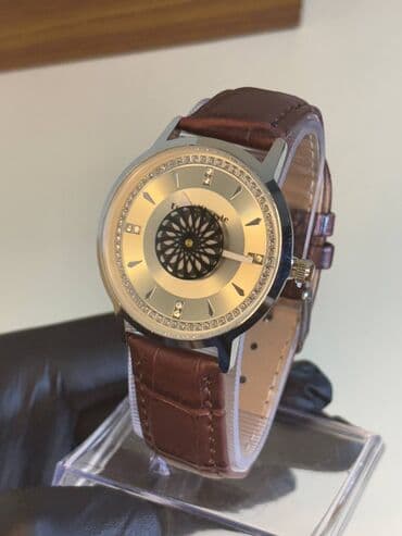 Smart saatlar: Klassik üslubda analoq qol saatı - Korpus: parlaq metal (gümüş ton) — 2