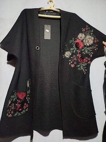 north face az: Qadınlar üçün qolsuz/yarıqlu kardiqan – tünd boz/qaraya çalan rəngdə — 1