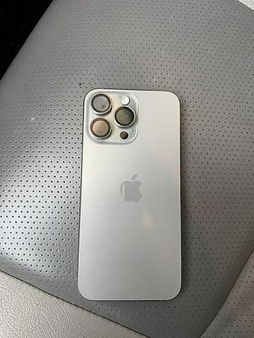 ipone mini: IPhone 15 Pro Max, 256 GB, Gümüşü, Barmaq izi, Face ID — 7