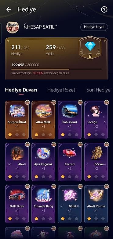 дрифт кар: WePlay hesabı. Hesabın görünən xüsusiyyətləri: - Səviyyə: 114 - ID — 4