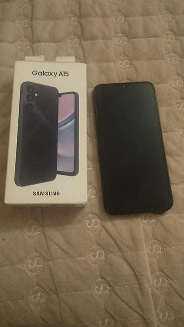 Samsung Galaxy A15, rəng - Qara, İki sim kartlı