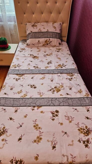 tek yataq: Məhsul: Yataq dəstləri (fərqli naxış və ölçülər) Tərkib və komplekt — 7