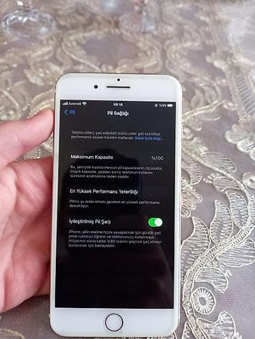 IPhone 7 Plus, 128 GB, Matte Silver, Zəmanət, Barmaq izi, Simsiz şarj lalafo.az -da IPhone 7 Plus, 128 GB, Matte Silver, Zəmanət, Barmaq izi, Simsiz şarj